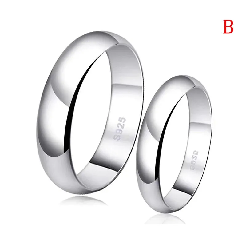 1 Pair Luxury Stainless Steel Rings for Women - Trending Korean Fashion Accessories