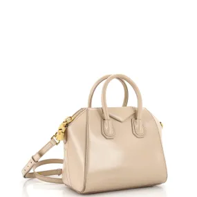 Antigona Bag Glazed Leather Mini