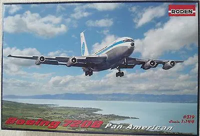 Boeing 720B Pan American Airways Roden #319 1/144 Plastic Model Kit