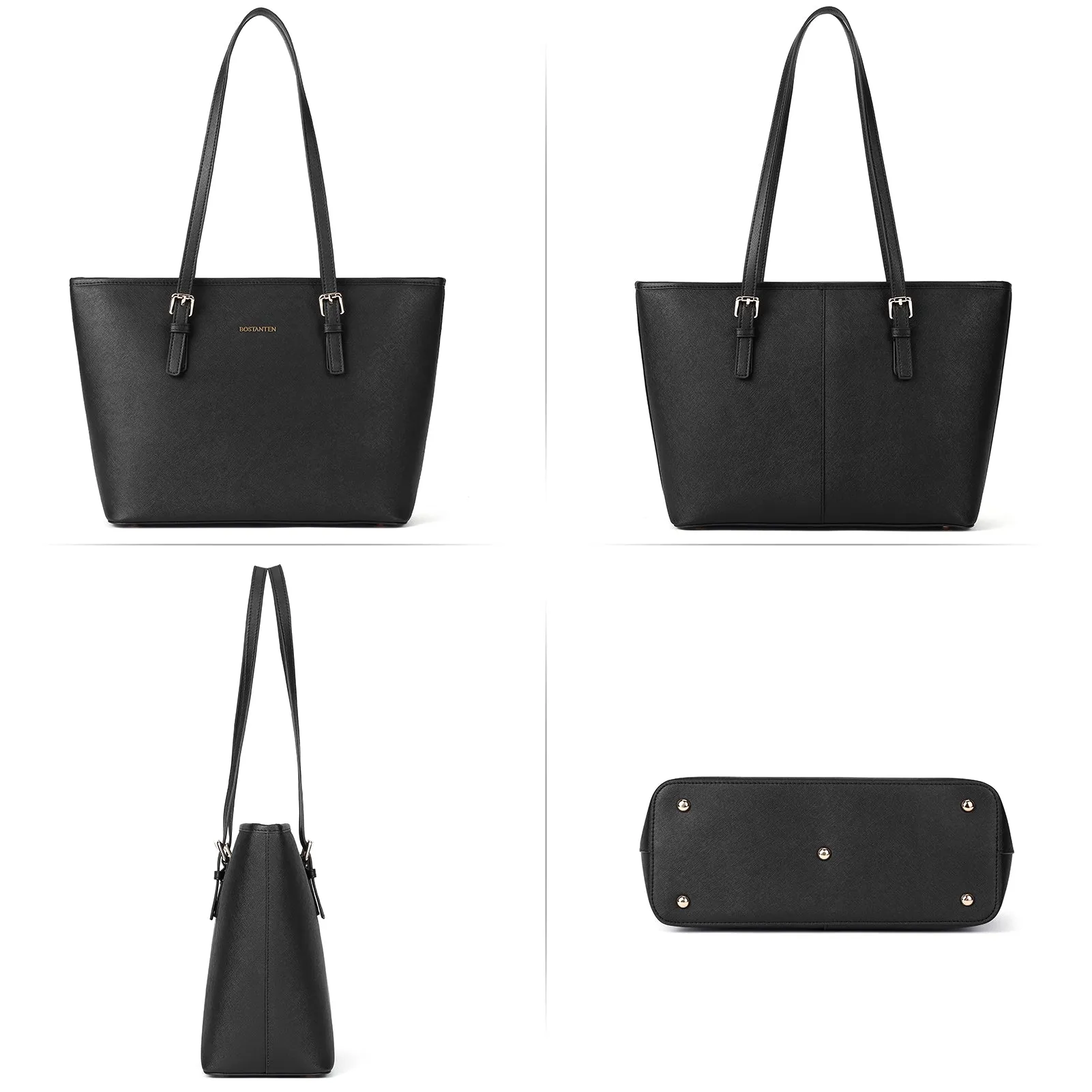 BOSTANTEN Women Handbag Genuine Leather Tote Bag Shoulder Purses
