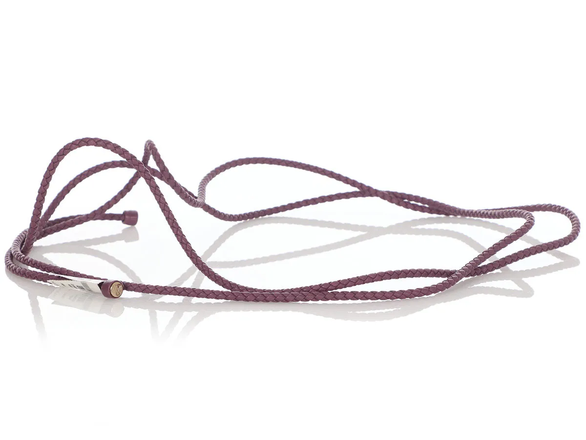 Bottega Veneta Lavender Braided Rope