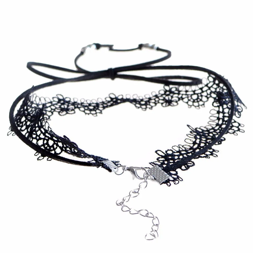 Bow Lace Choker for Women - Collar Fashion Jewelry