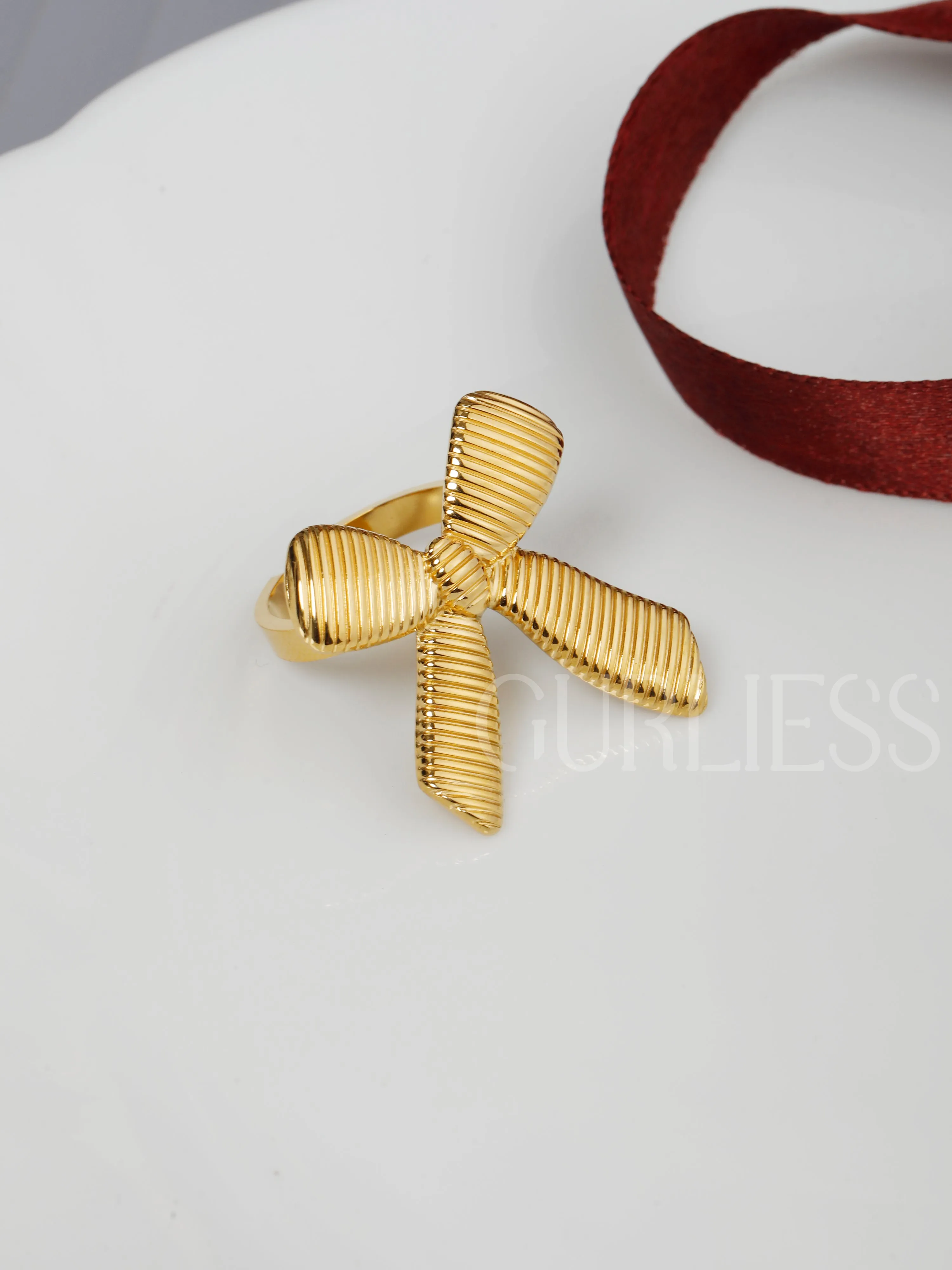 Bowtique Gold Rings
