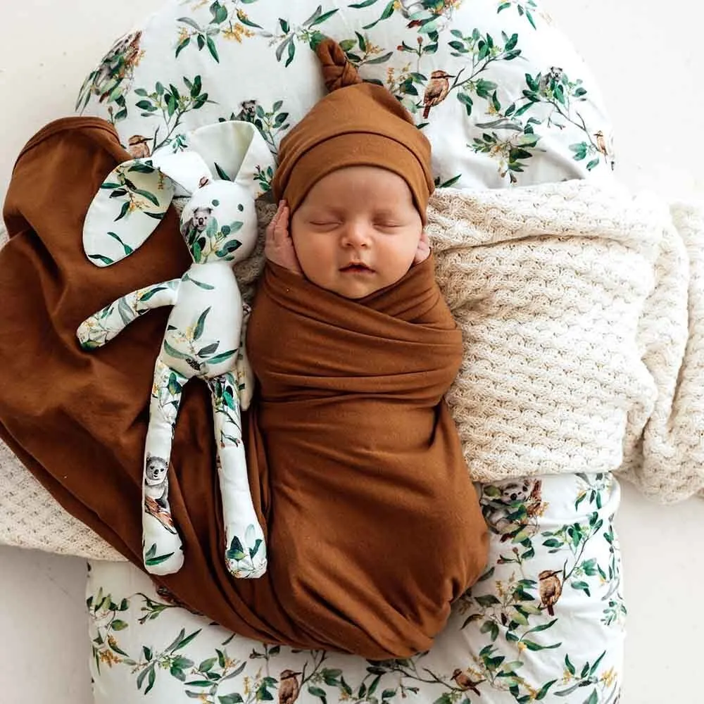 Bronze Organic Knotted Beanie