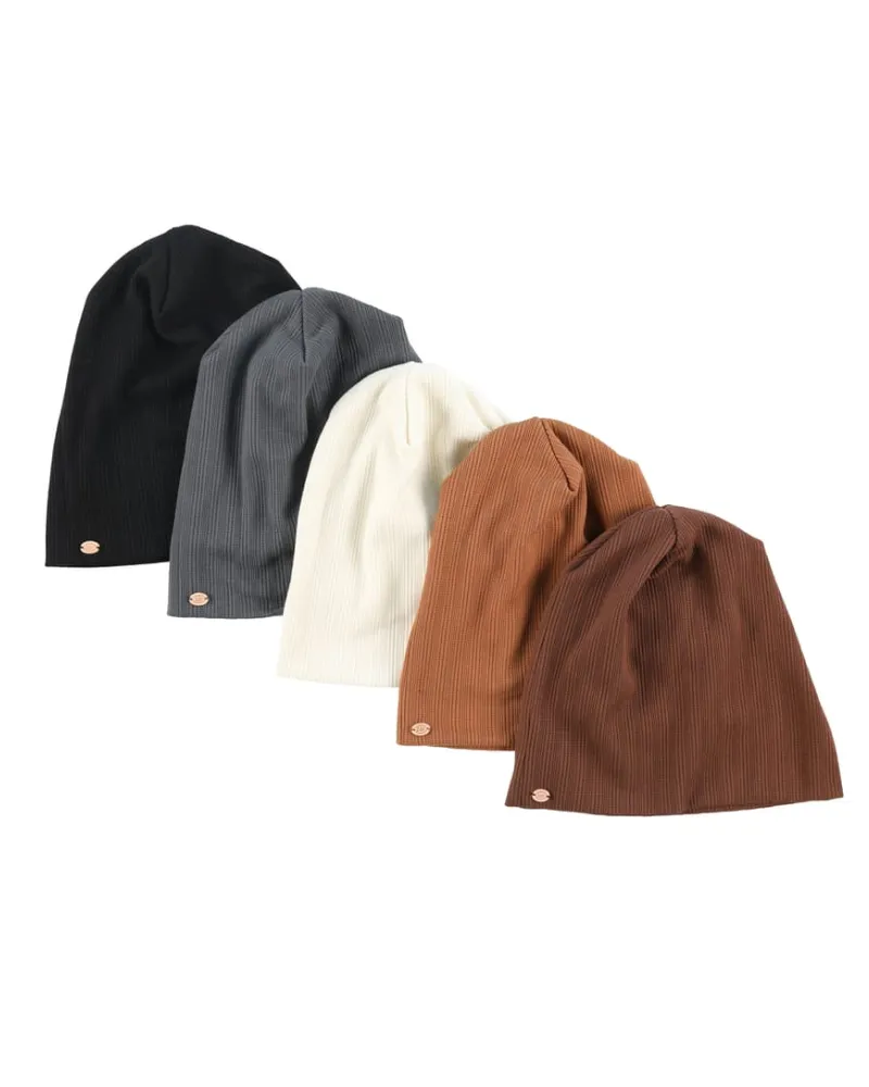 BTXOCH Solid Charcoal Textured Beanie