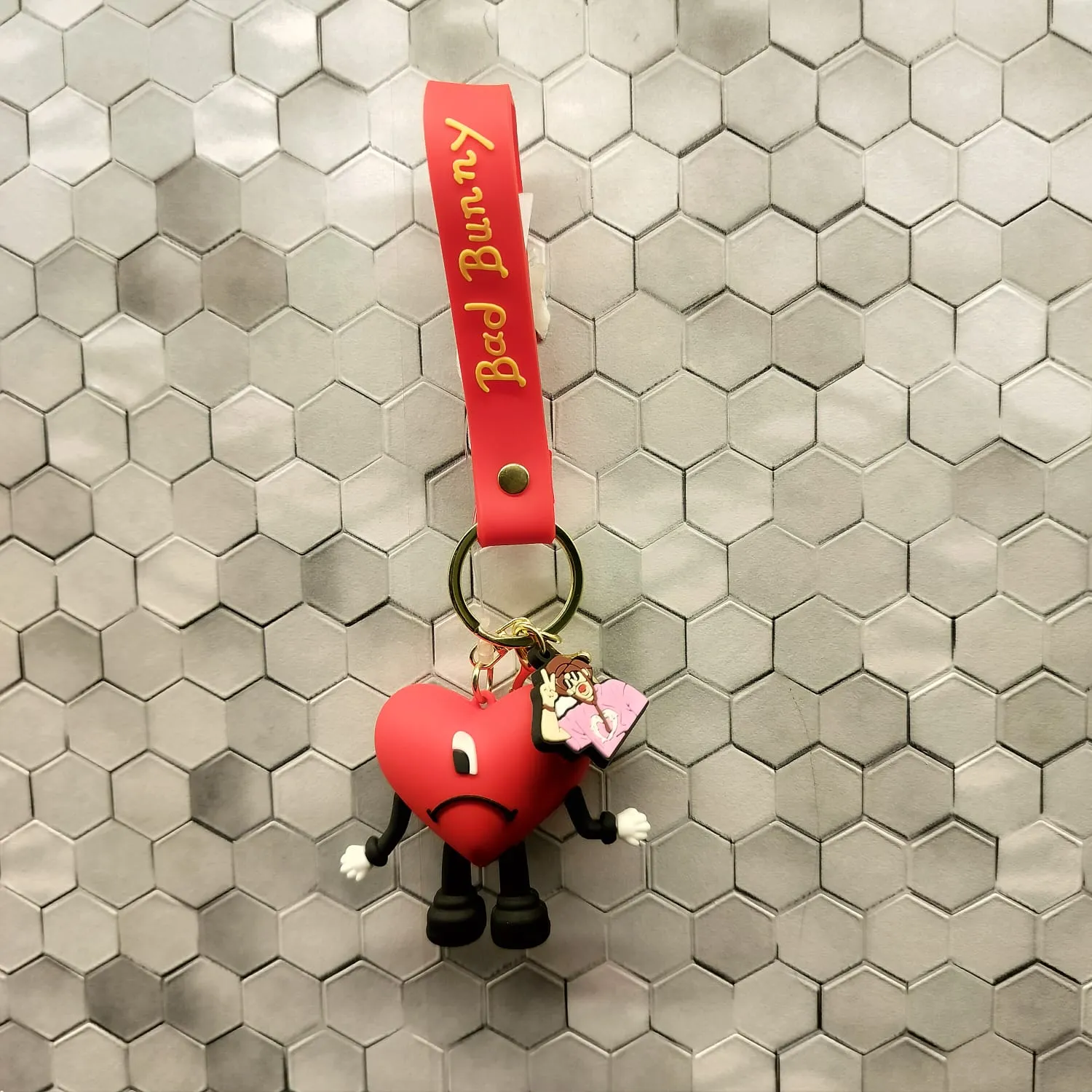 Bunny Heart  Reaction Theme Keychain