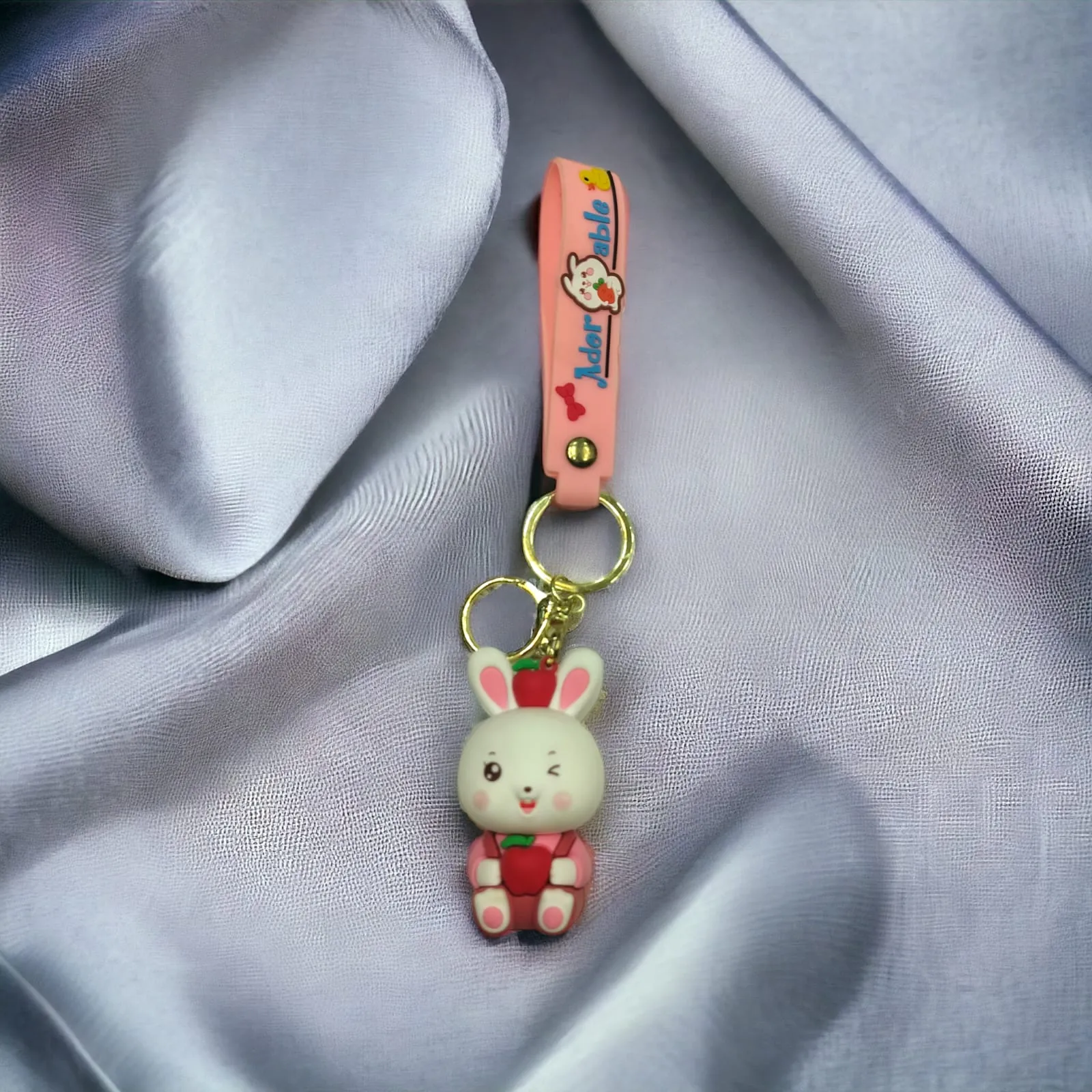 Bunny Theme Cute  Keychain