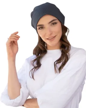 BWKCH Charcoal Waffle Knit Beanie