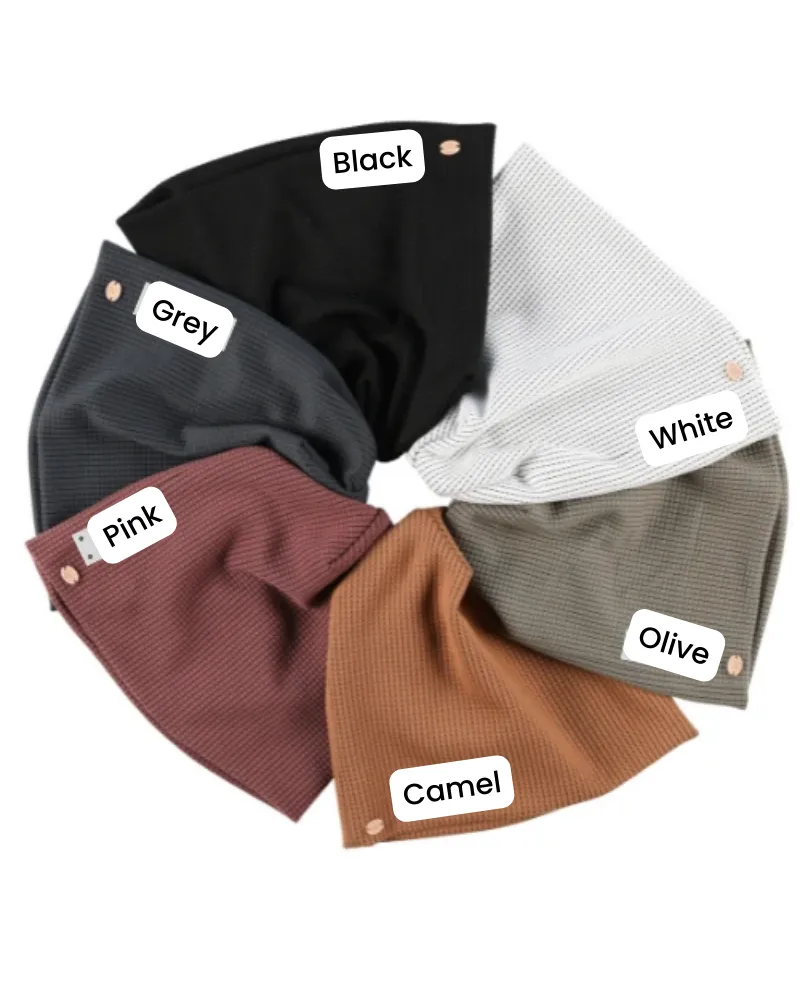 BWKCH Charcoal Waffle Knit Beanie