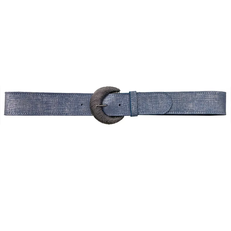 Chain Mail Belt - Baby Blue