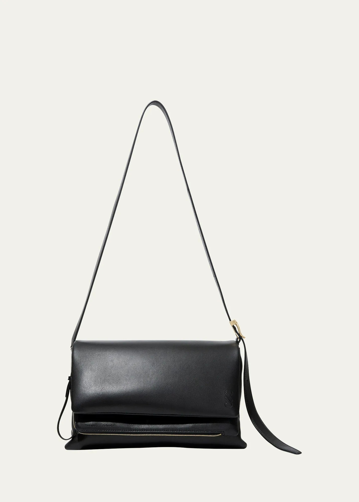City Small Napa Leather Shoulder Bag