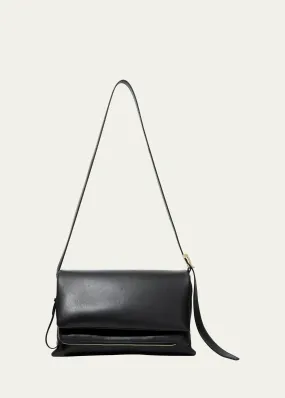 City Small Napa Leather Shoulder Bag