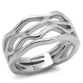 CJ7847OS Wholesale Stainless Steel Stacked Branches Ring