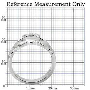 CJ7853OS Wholesale Stainless Steel Claddagh Ring