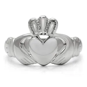CJ7853OS Wholesale Stainless Steel Claddagh Ring