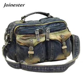 Classic Casual Denim Handbag