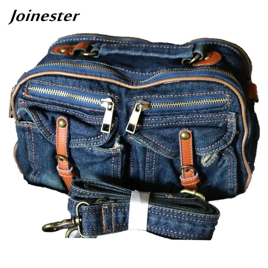 Classic Casual Denim Handbag