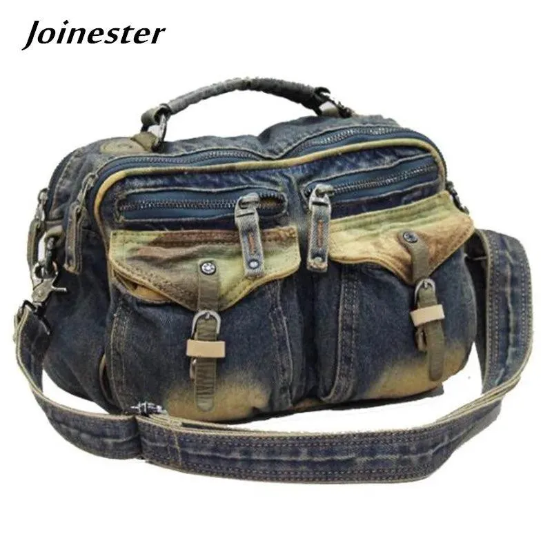 Classic Casual Denim Handbag