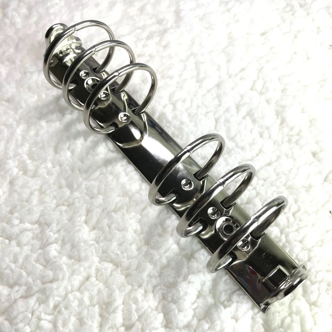 Compact Silver Removable 6 Planner Binder Replacement Rings - 1.5 Inch