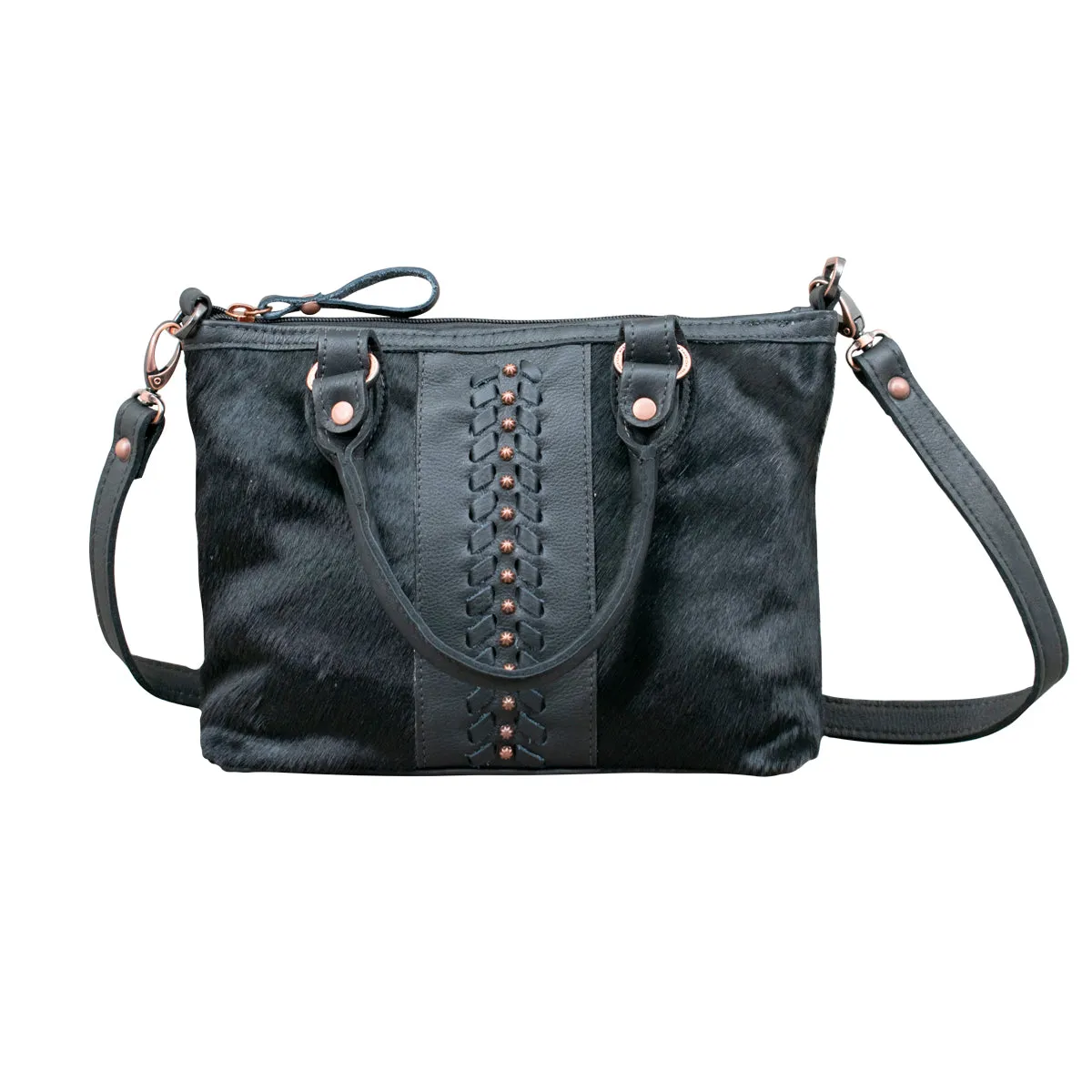 Cowtown Small Zip-Top Satchel w/ Secret Compartment
