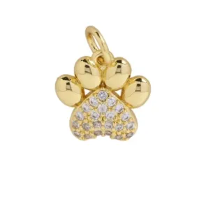 Dog Paw Print Charm