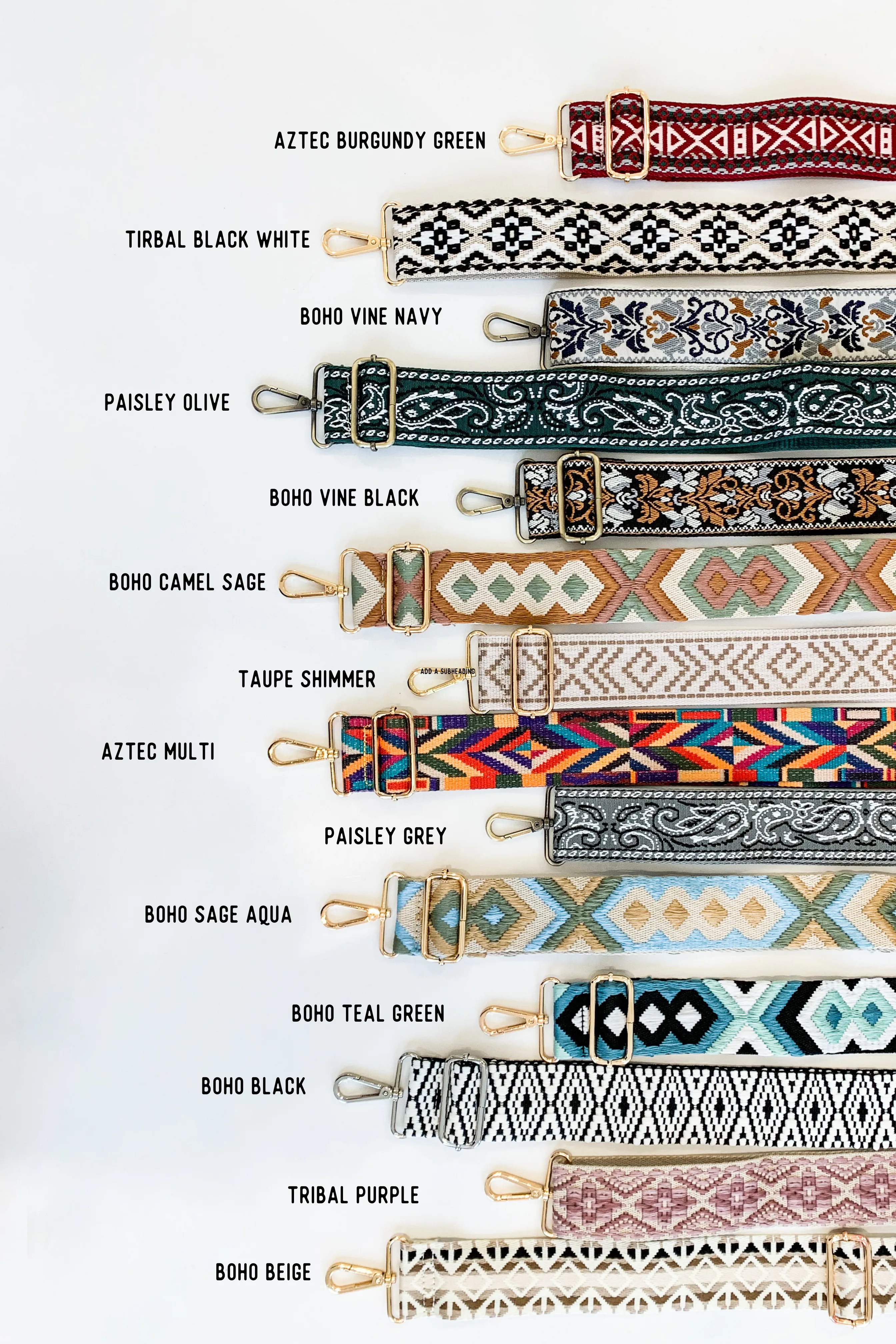 Fabric Guitar Strap