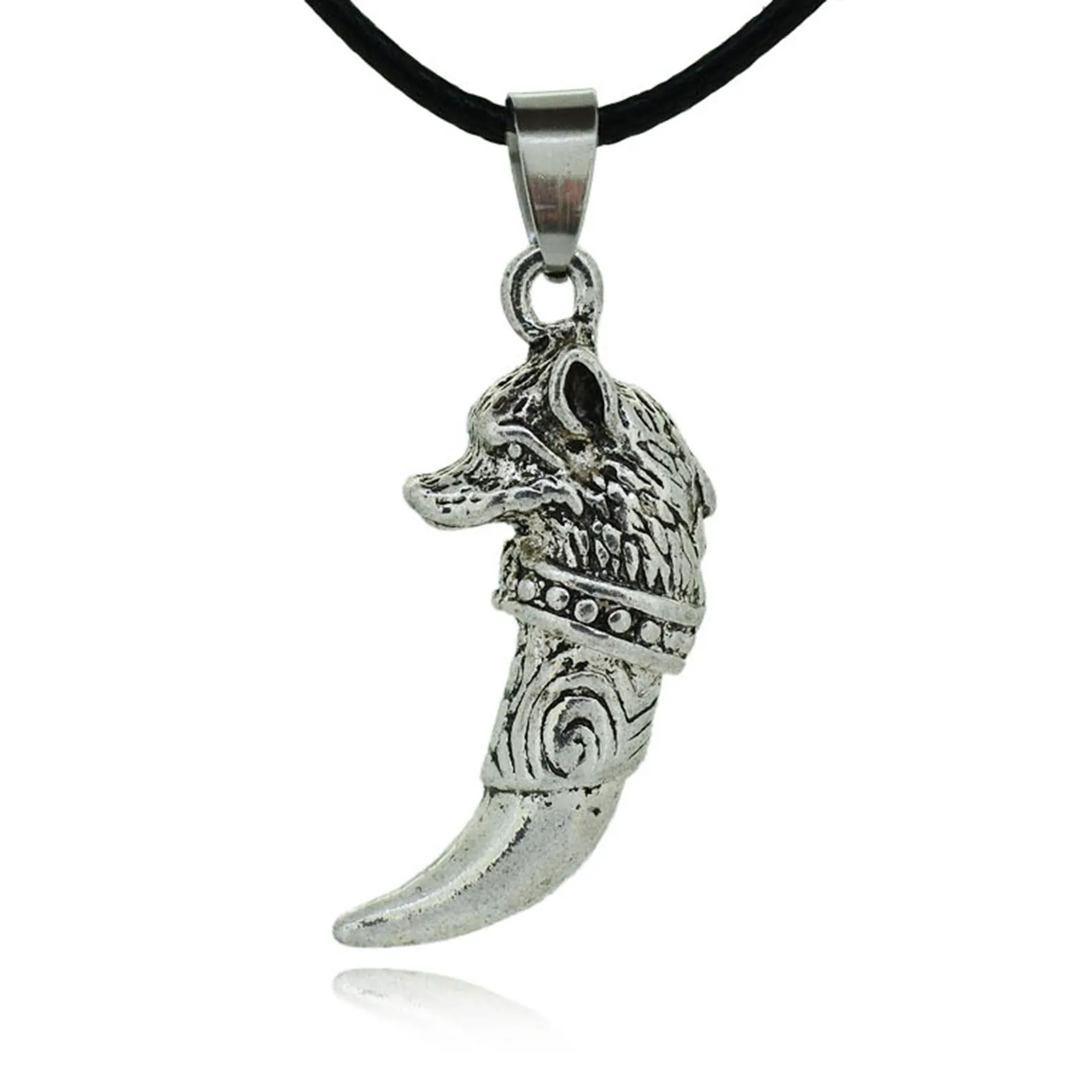 Fashion Shape Skull Pendant Necklace For Men Classic Rope Punk Statement Chain Necklace Summer Style Silver Fine Jewelry