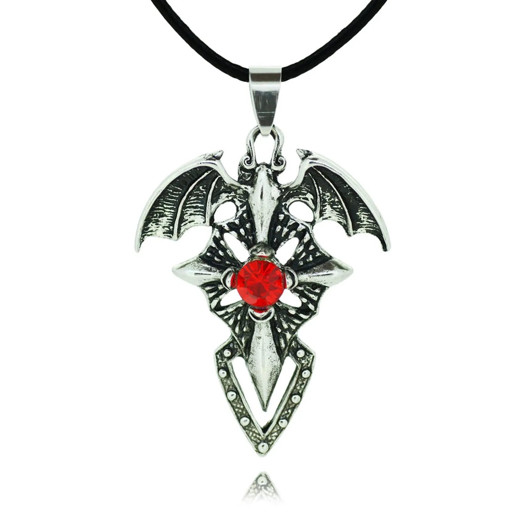 Fashion Shape Skull Pendant Necklace For Men Classic Rope Punk Statement Chain Necklace Summer Style Silver Fine Jewelry