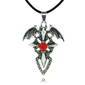Fashion Shape Skull Pendant Necklace For Men Classic Rope Punk Statement Chain Necklace Summer Style Silver Fine Jewelry