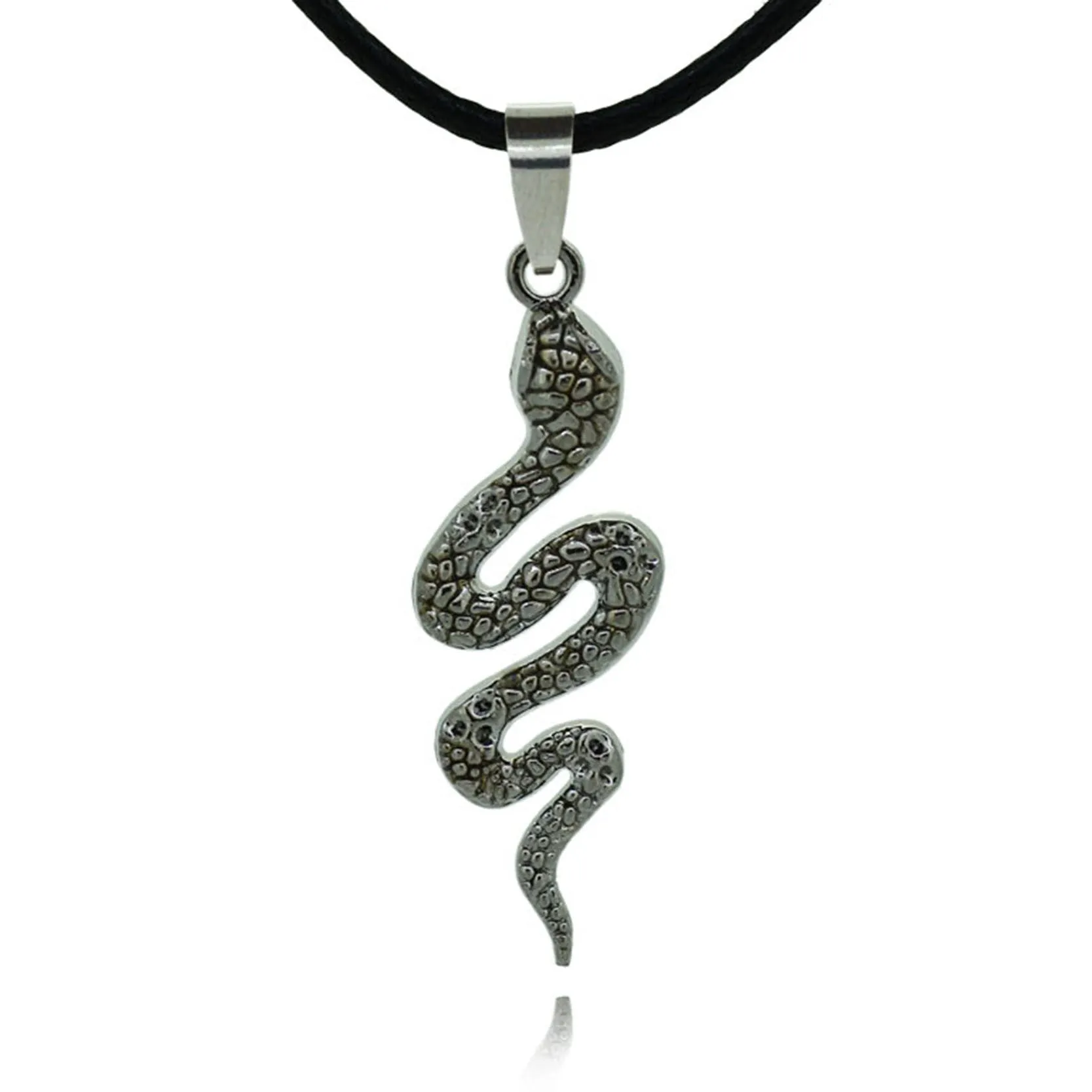 Fashion Shape Skull Pendant Necklace For Men Classic Rope Punk Statement Chain Necklace Summer Style Silver Fine Jewelry