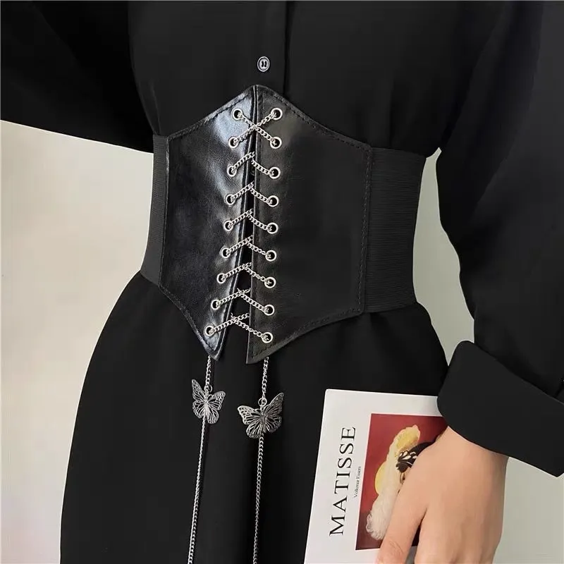 Funki Buys | Belts | Women's Gothic Under Bust Belt | Waist Cincher