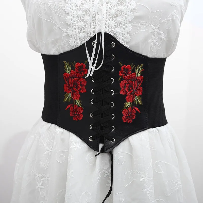 Funki Buys | Belts | Women's Gothic Under Bust Belt | Waist Cincher