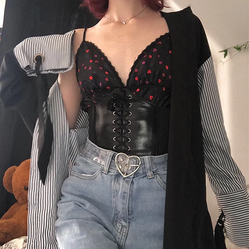 Funki Buys | Belts | Women's Gothic Under Bust Belt | Waist Cincher