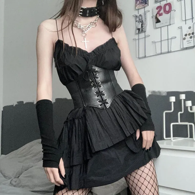Funki Buys | Belts | Women's Gothic Under Bust Belt | Waist Cincher