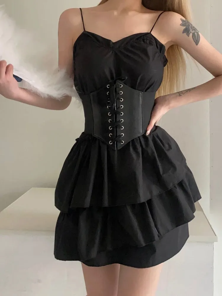 Funki Buys | Belts | Women's Gothic Under Bust Belt | Waist Cincher