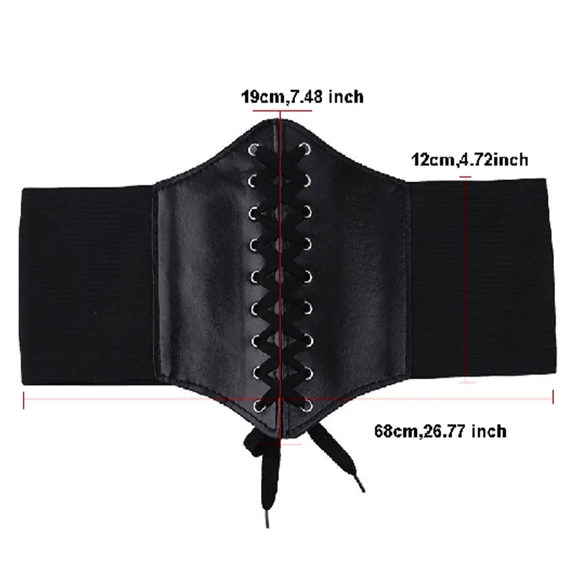 Funki Buys | Belts | Women's Gothic Under Bust Belt | Waist Cincher