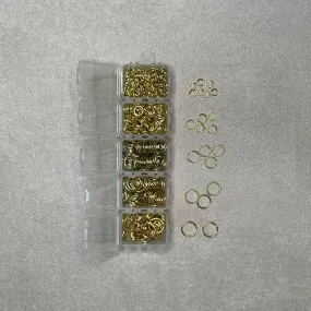 Gold Essential Jump Rings, 700pcs