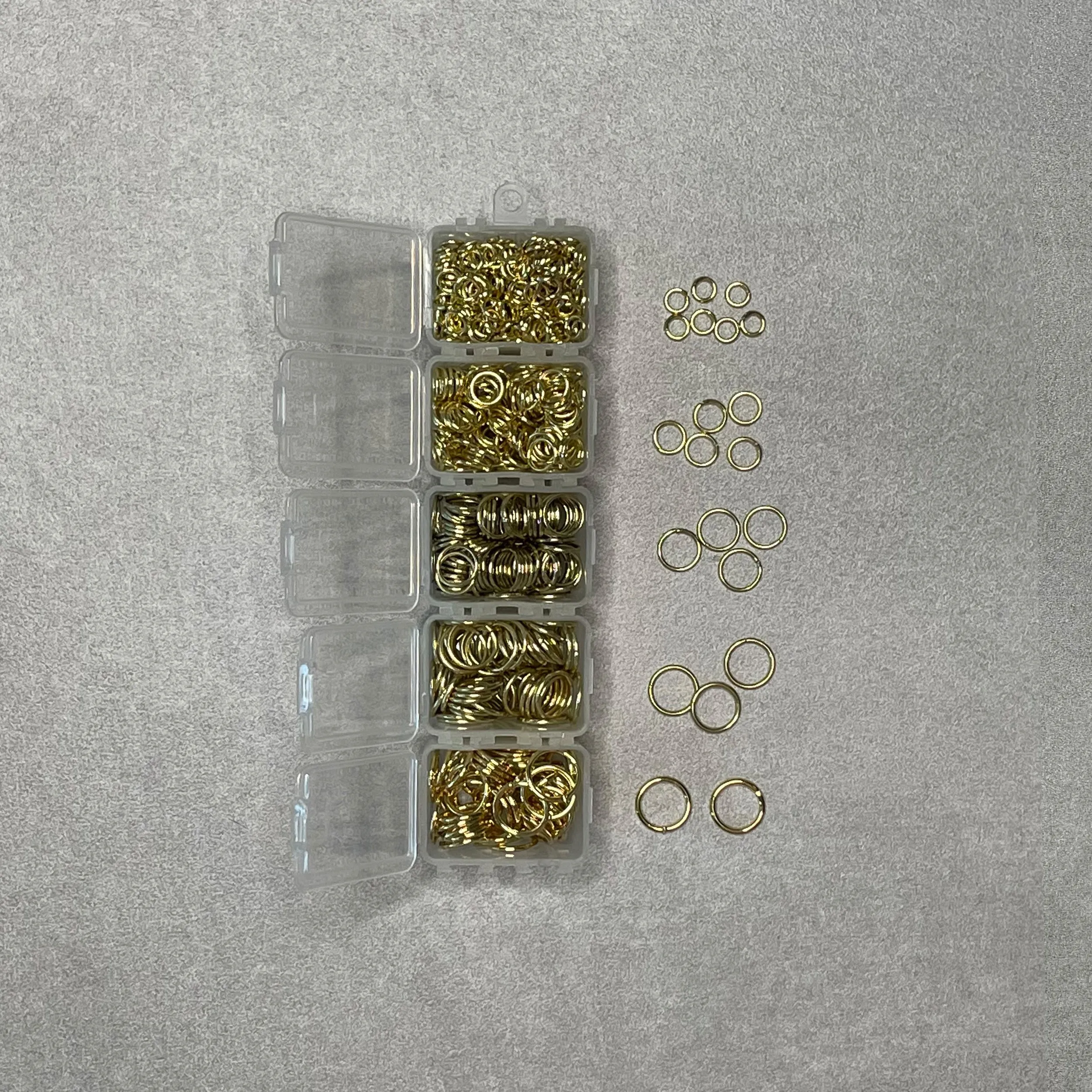 Gold Essential Jump Rings, 700pcs
