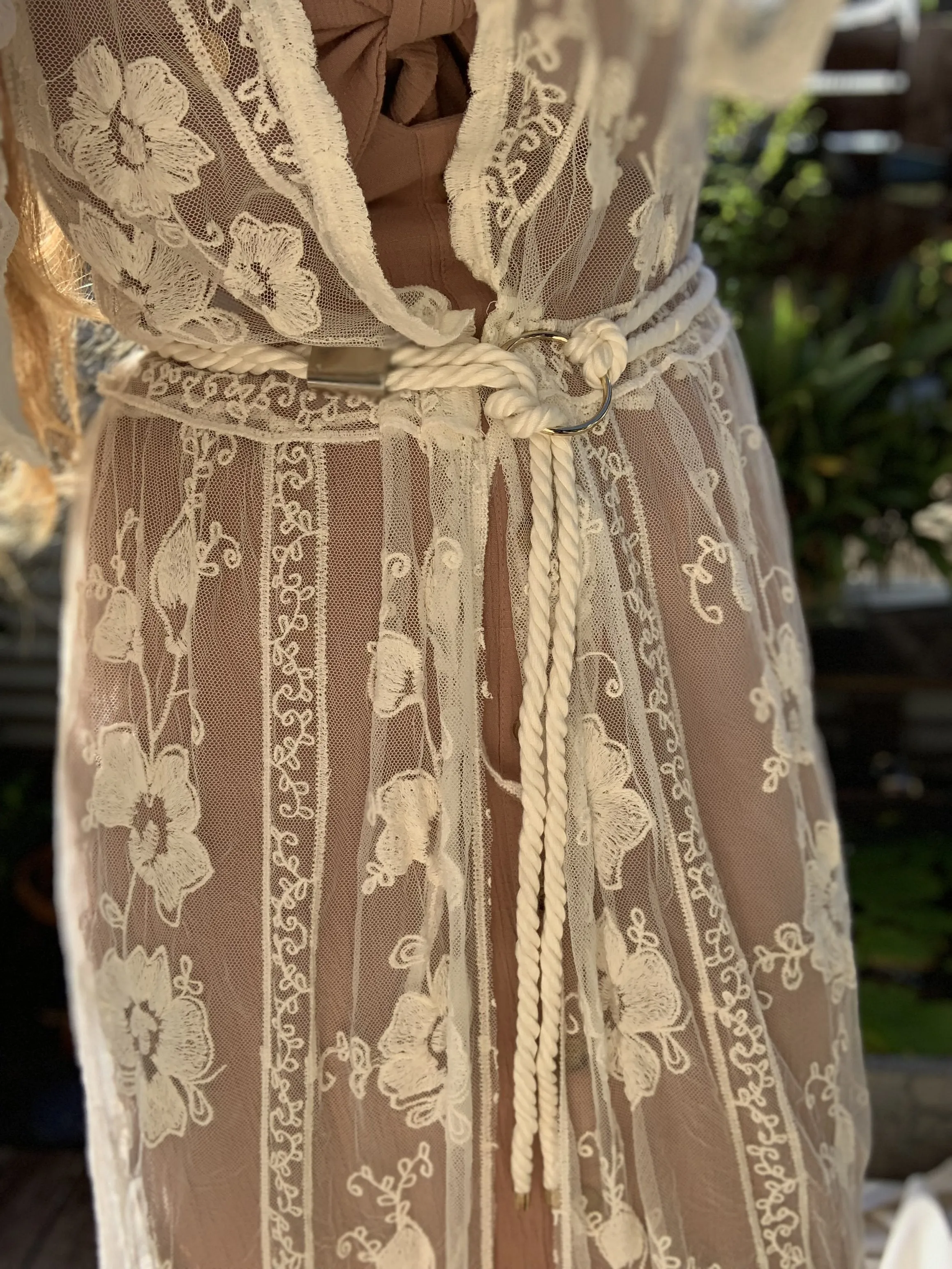 Gold Rope Belt