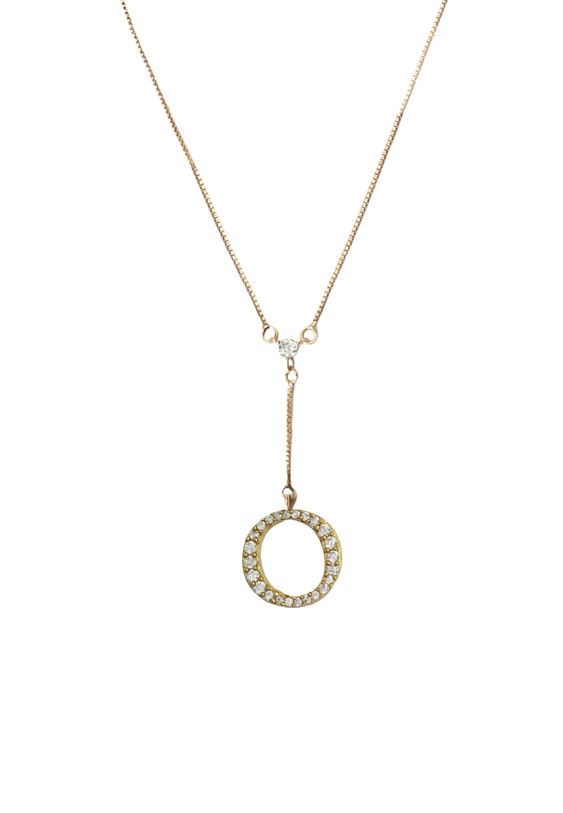 Golden Alphabet Necklaces