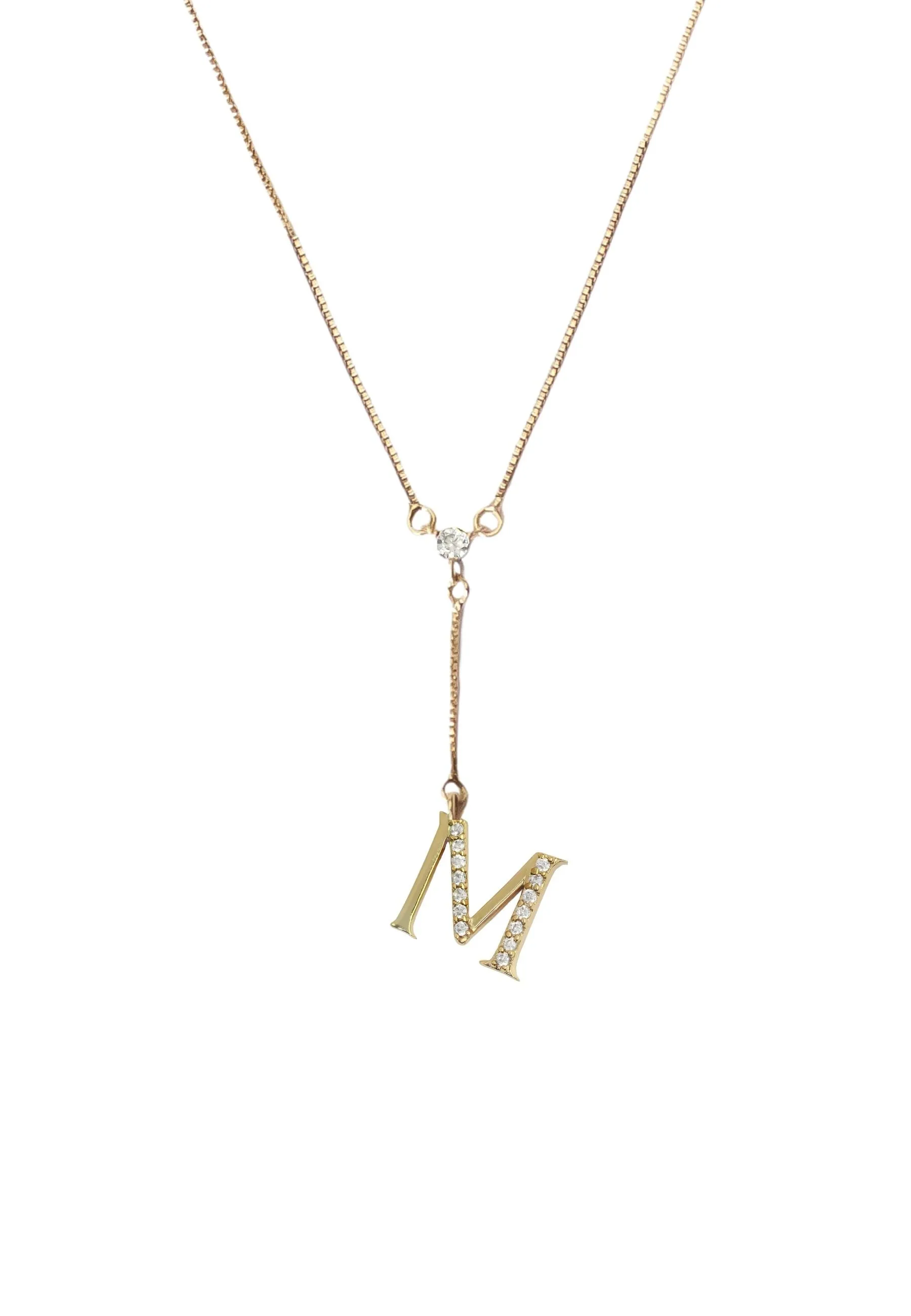 Golden Alphabet Necklaces