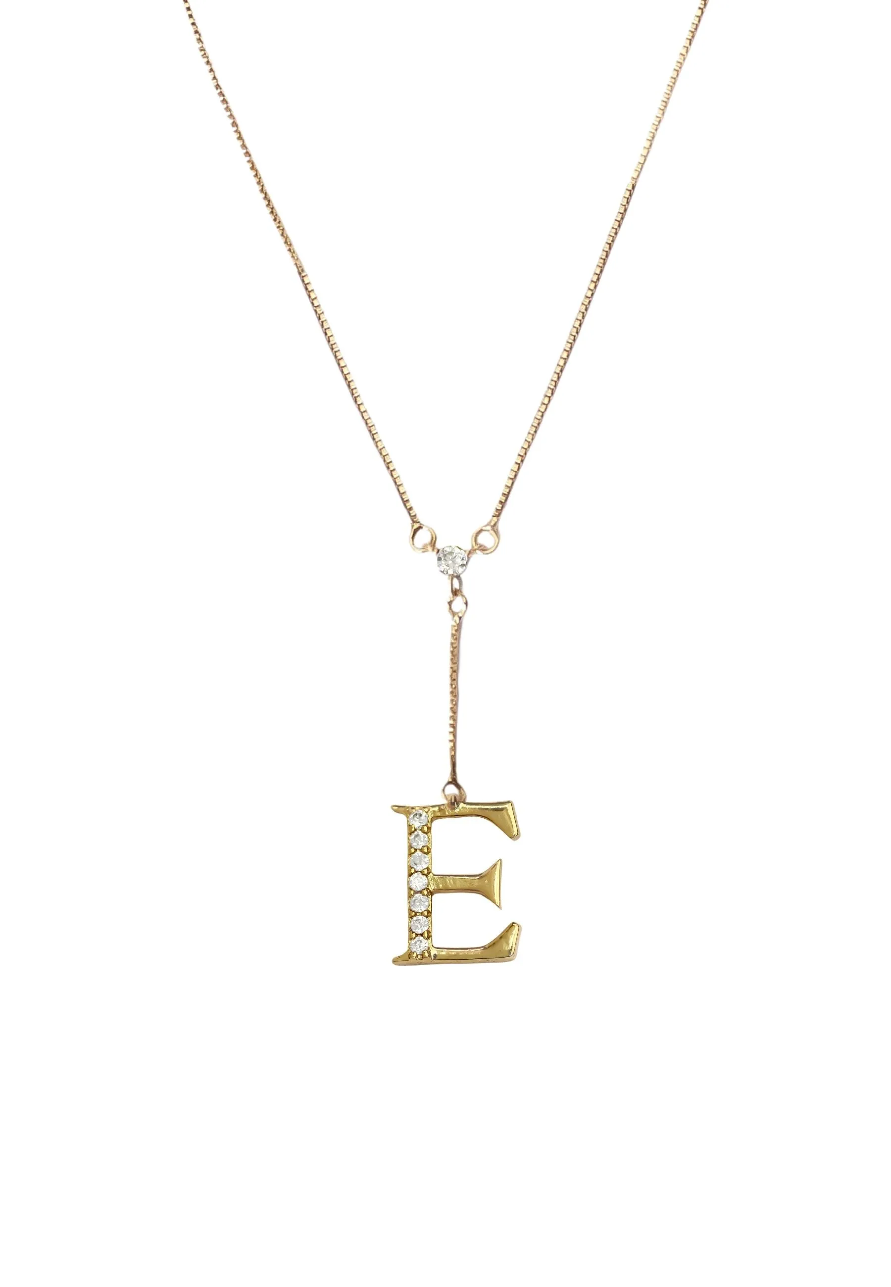Golden Alphabet Necklaces