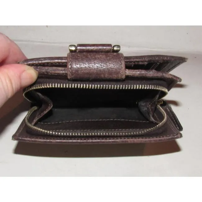 Gucci Brown Large G Logo Print Coated Canvas And Brown Leather With A Gold Abbey D Ring Accent Vinta