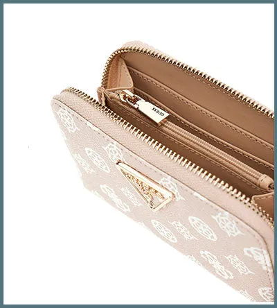 GUESS MEDIUM ZIP AROUND SAND