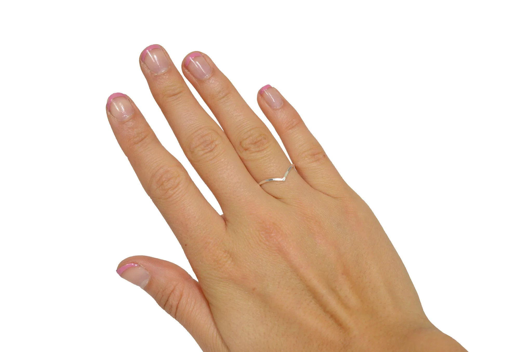 Hammered Point Ring - Sterling Silver