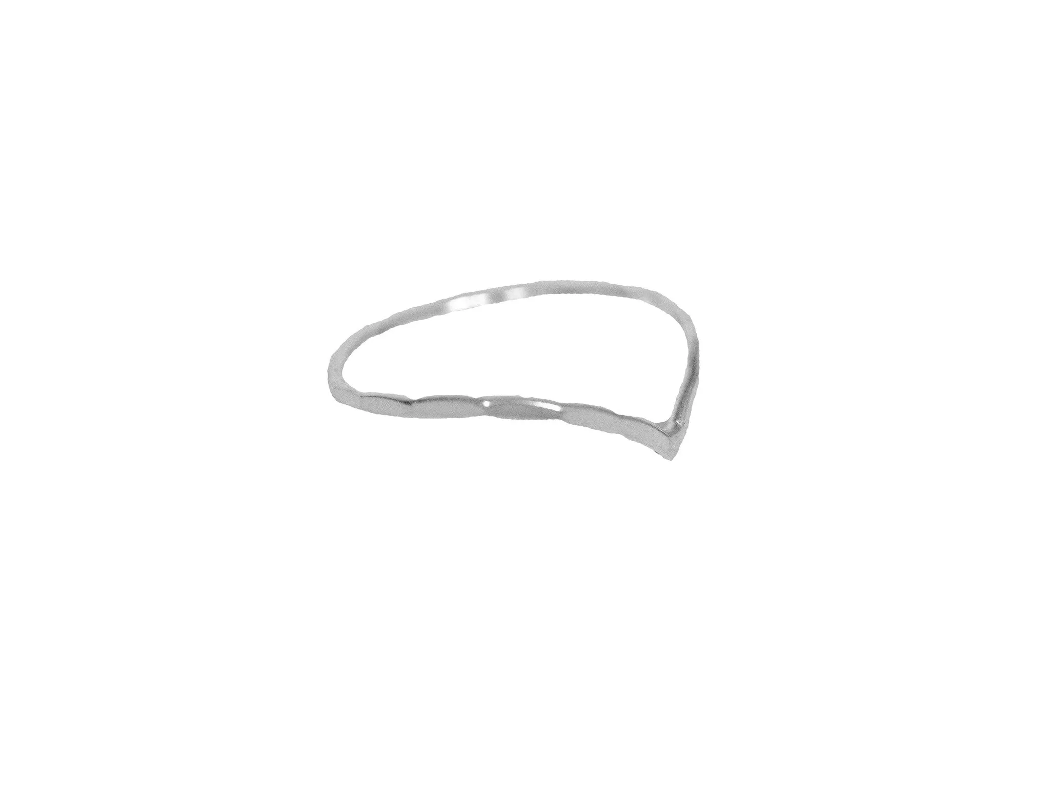 Hammered Point Ring - Sterling Silver