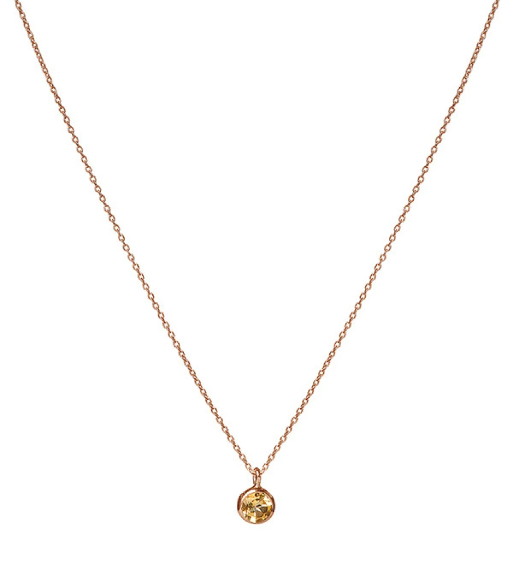 Heart & Lotus Birthstone Necklaces