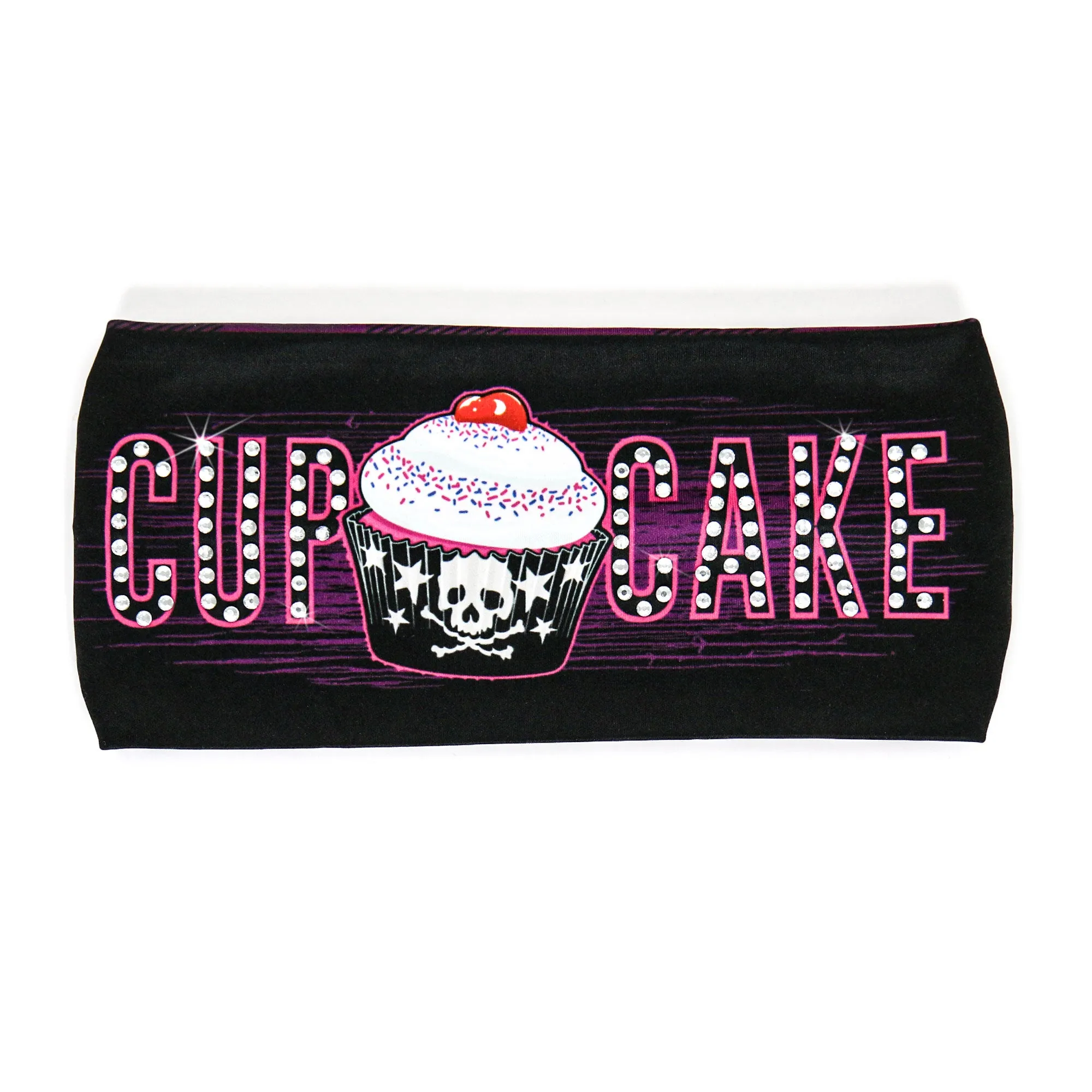 Hot Leathers Bling Bands Cupcake Rhinestone Crystal Headband Wraps RWC2019
