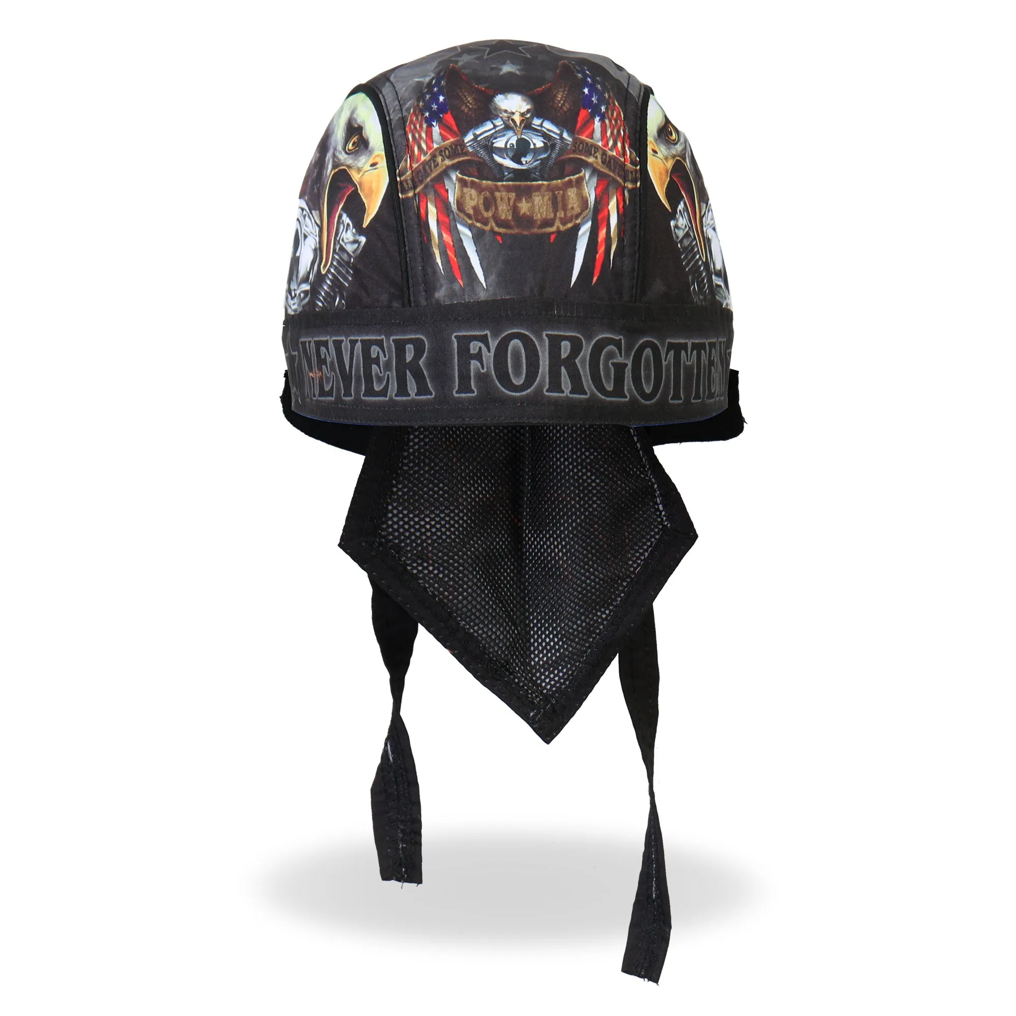 Hot Leathers Born Free Eagle POW Lightweight Headwrap HWH1053