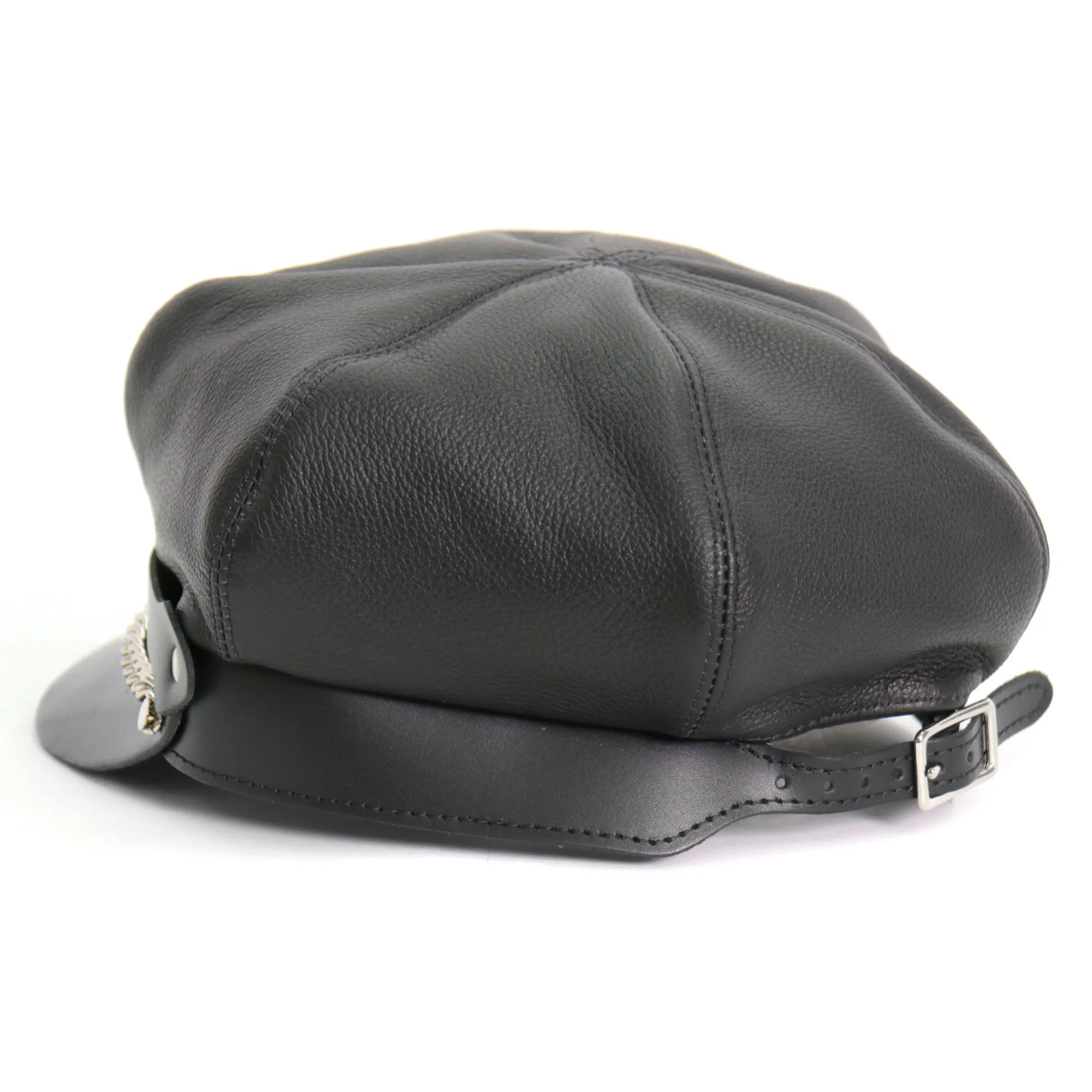 Hot Leathers Leather Section Pie Top Cap